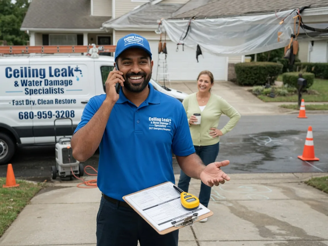 Ceiling Leak Cleanup Flemington, MO FAQs